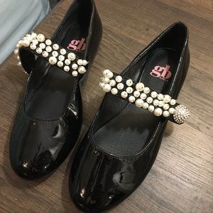 Gianni Bini Black Patent Girl Shoes